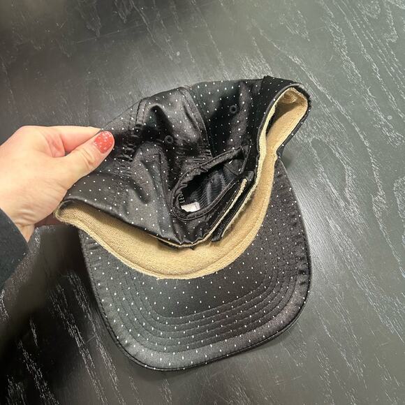 Old Greenwood- silky black with silver dots gold hat- golf gift- tee golfers - Picture 4 of 9